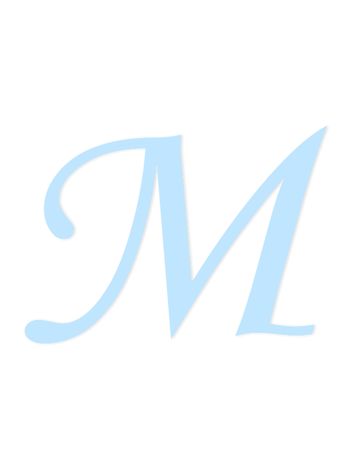 Wooden Letter M – Nursery Wall Letter