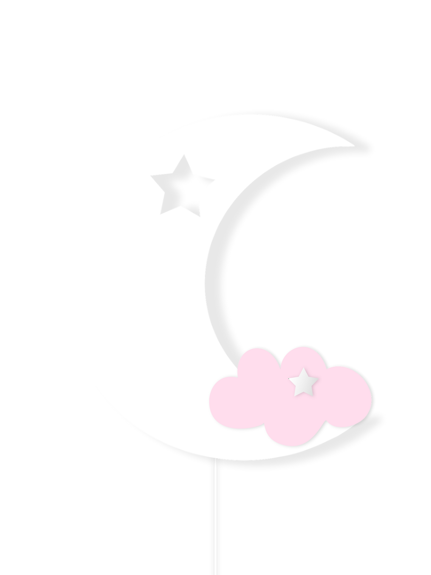Crescent Moon Nursery Wall Lamp – Inverted – Dreamlight Collection