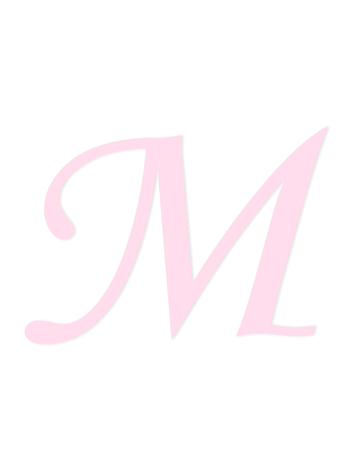 Wooden Letter M – Nursery Wall Letter