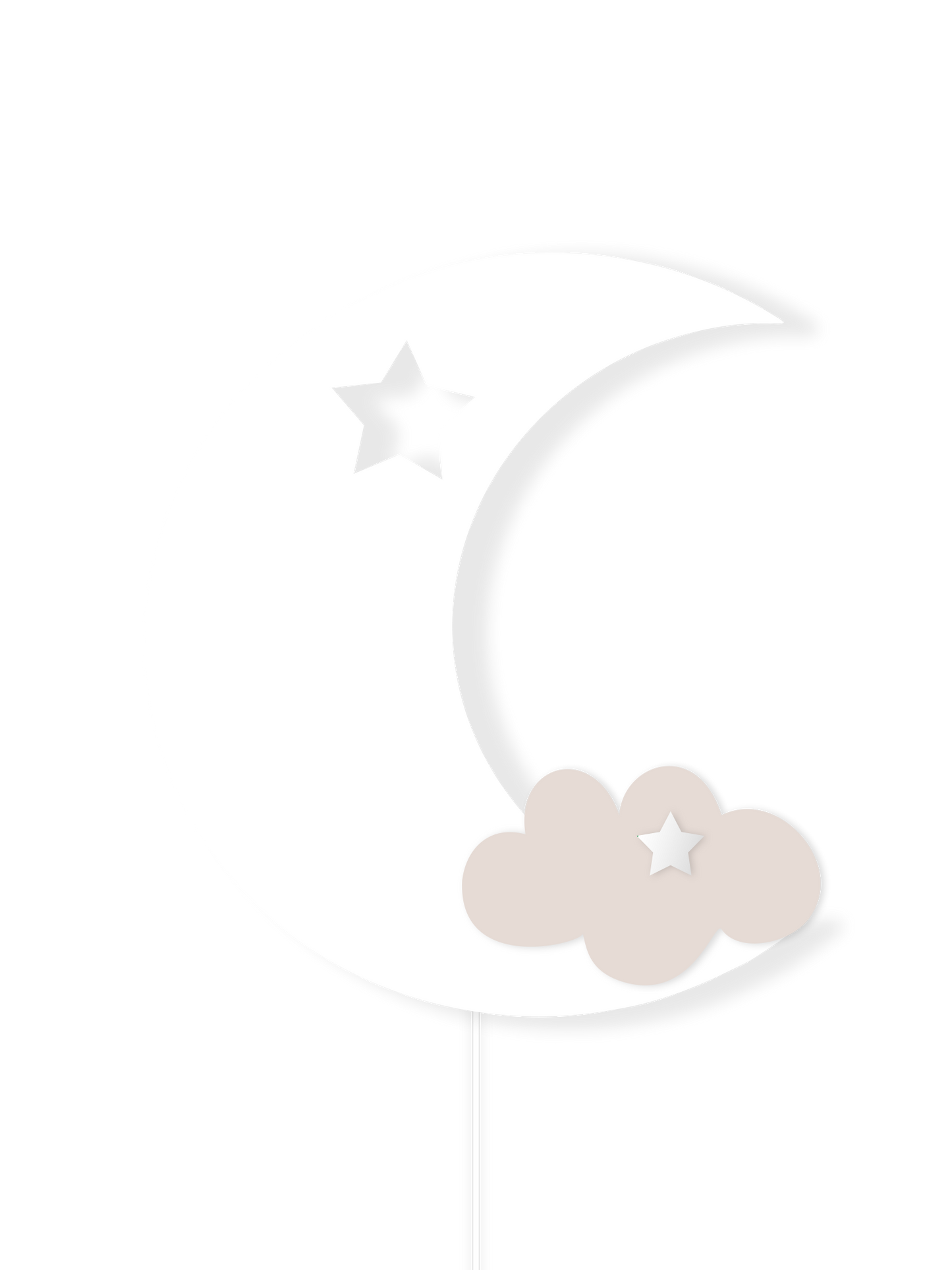 Crescent Moon Nursery Wall Lamp – Inverted – Dreamlight Collection