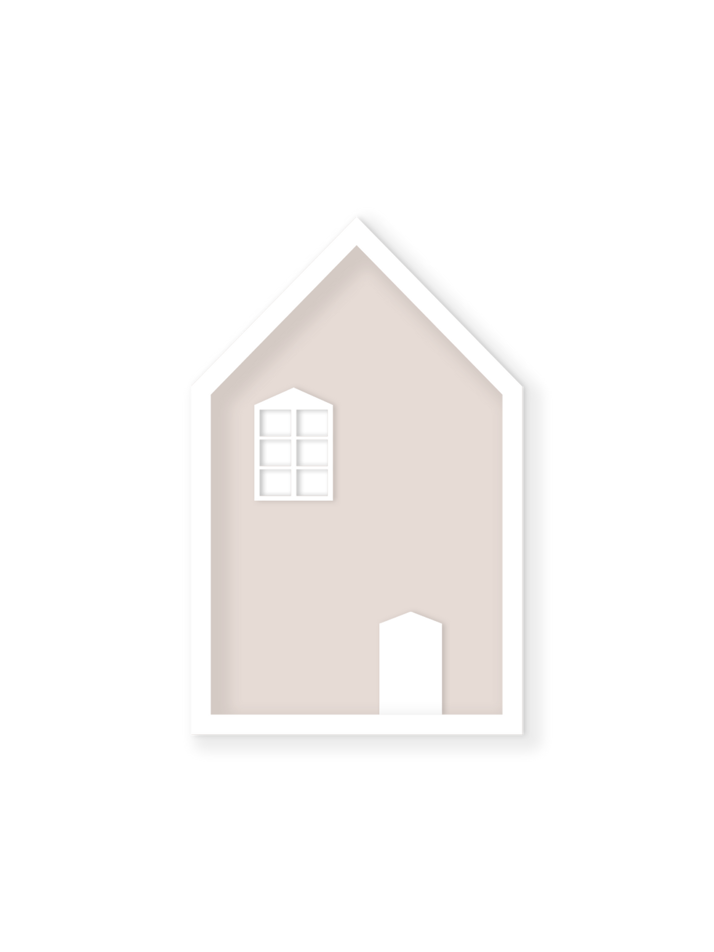 Haus-Wandregal – Kinderzimmerdeko