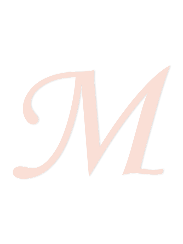 Wooden Letter M – Nursery Wall Letter