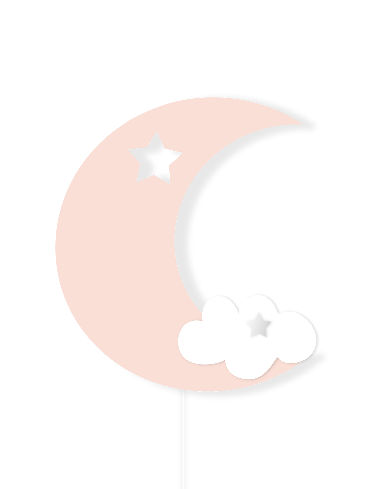 Crescent Moon Nursery Wall Lamp – Classic – Dreamlight Collection