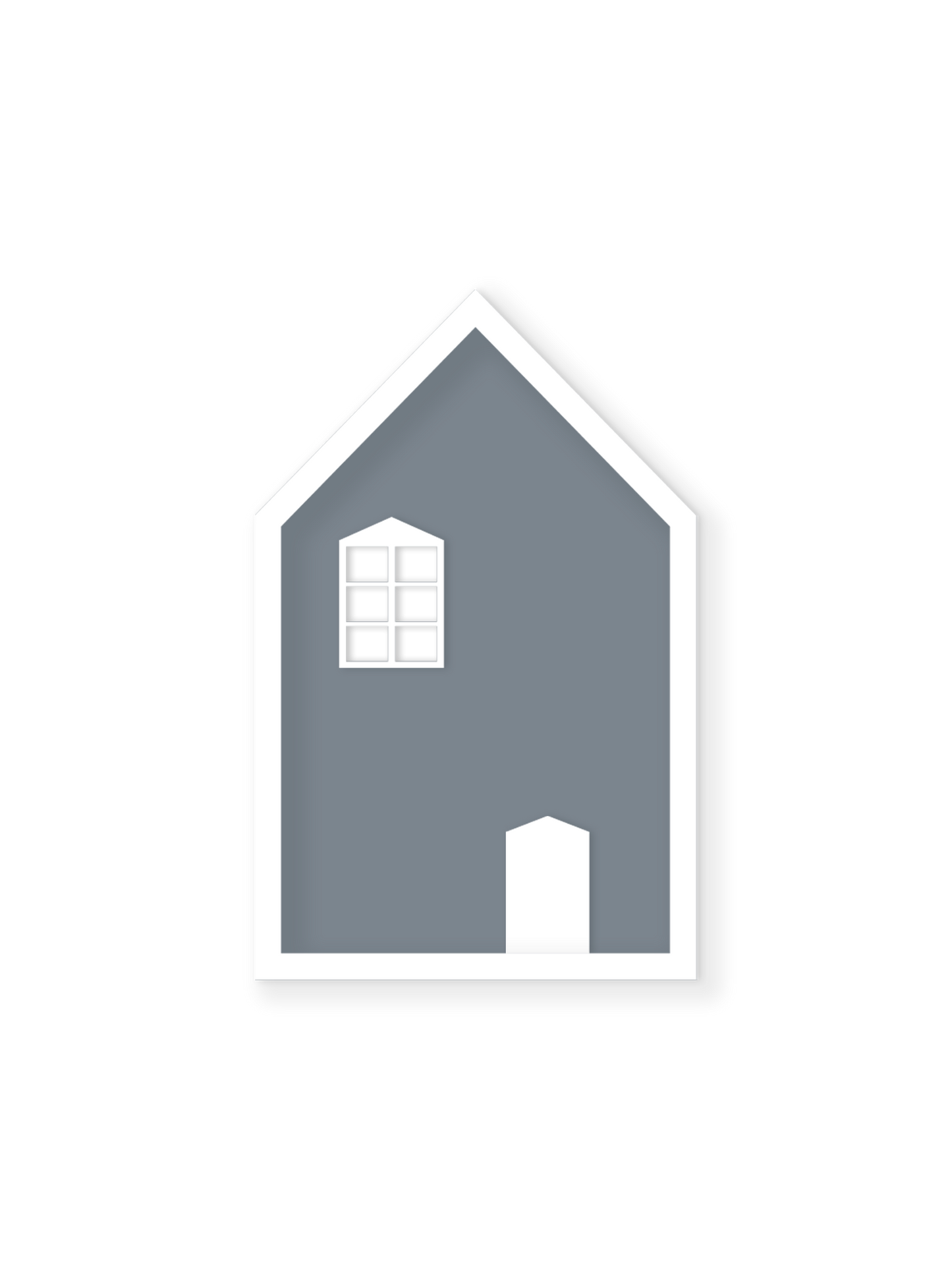 Haus-Wandregal – Kinderzimmerdeko