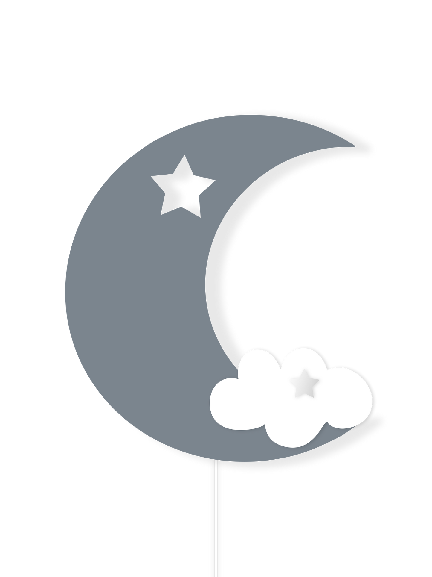 Crescent Moon Nursery Wall Lamp – Classic – Dreamlight Collection