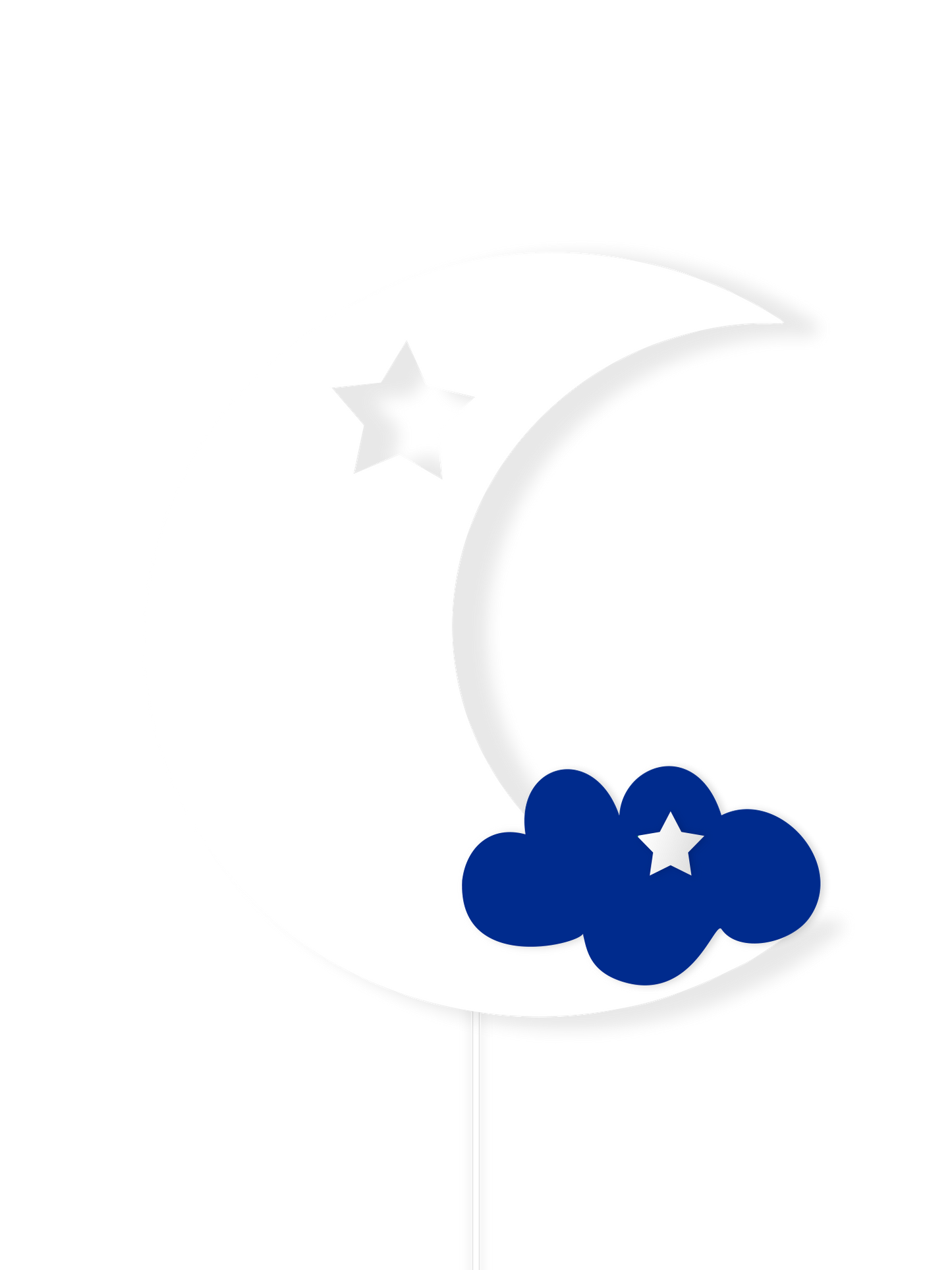 Crescent Moon Nursery Wall Lamp – Inverted – Dreamlight Collection