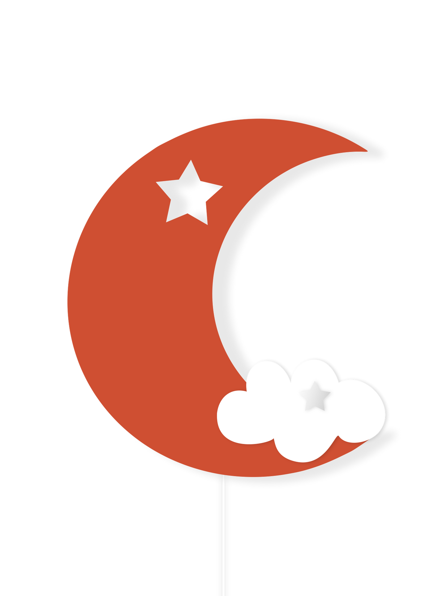 Crescent Moon Nursery Wall Lamp – Classic – Dreamlight Collection