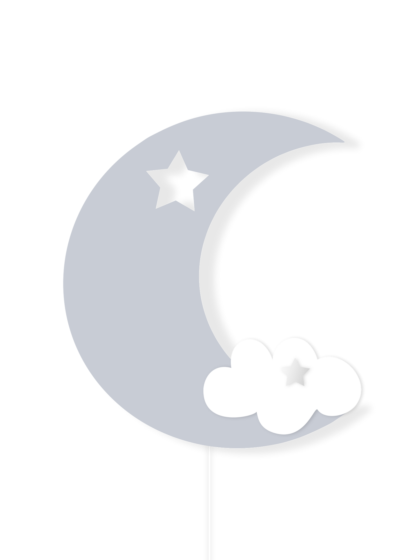 Crescent Moon Nursery Wall Lamp – Classic – Dreamlight Collection