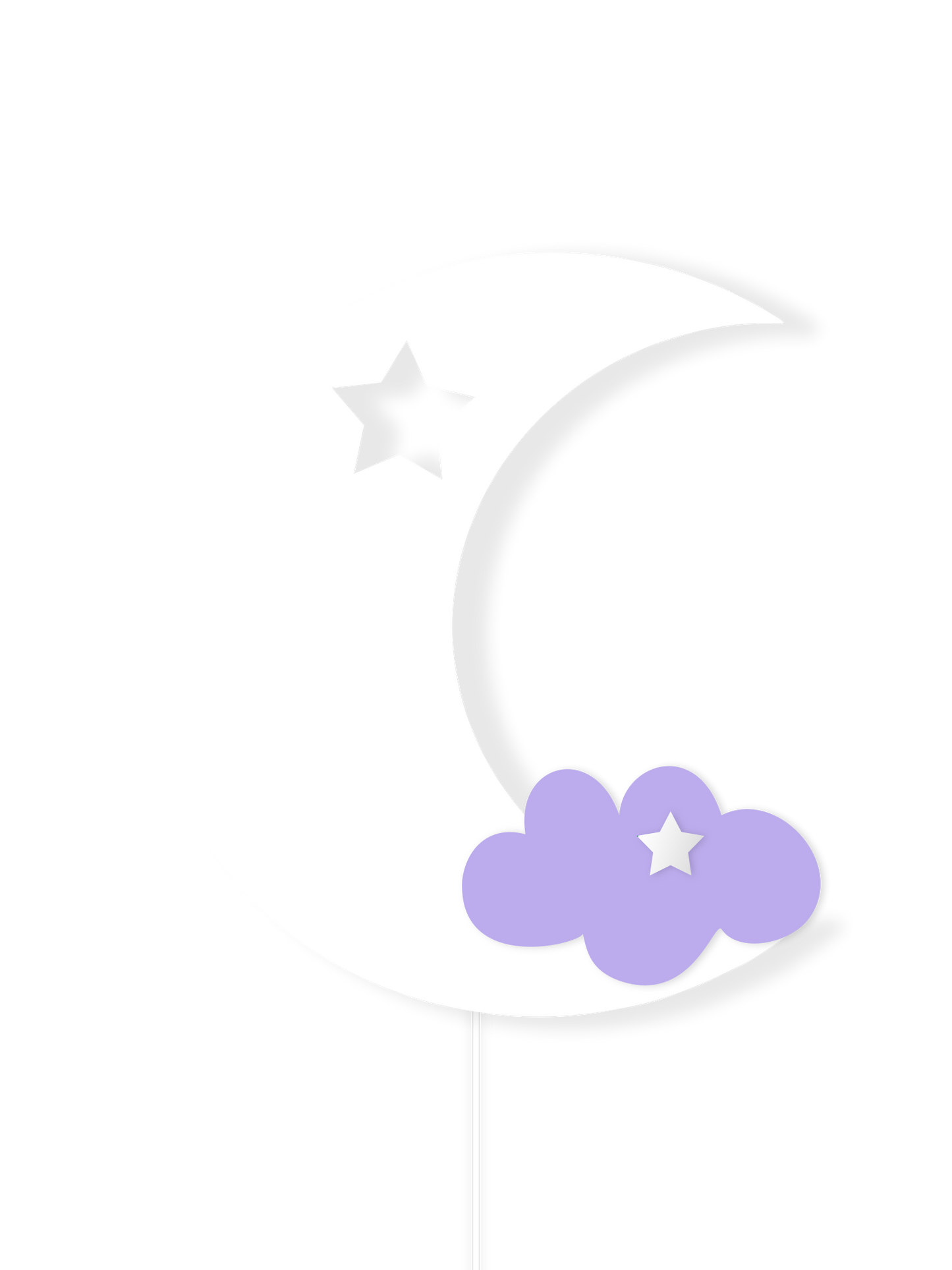 Crescent Moon Nursery Wall Lamp – Inverted – Dreamlight Collection