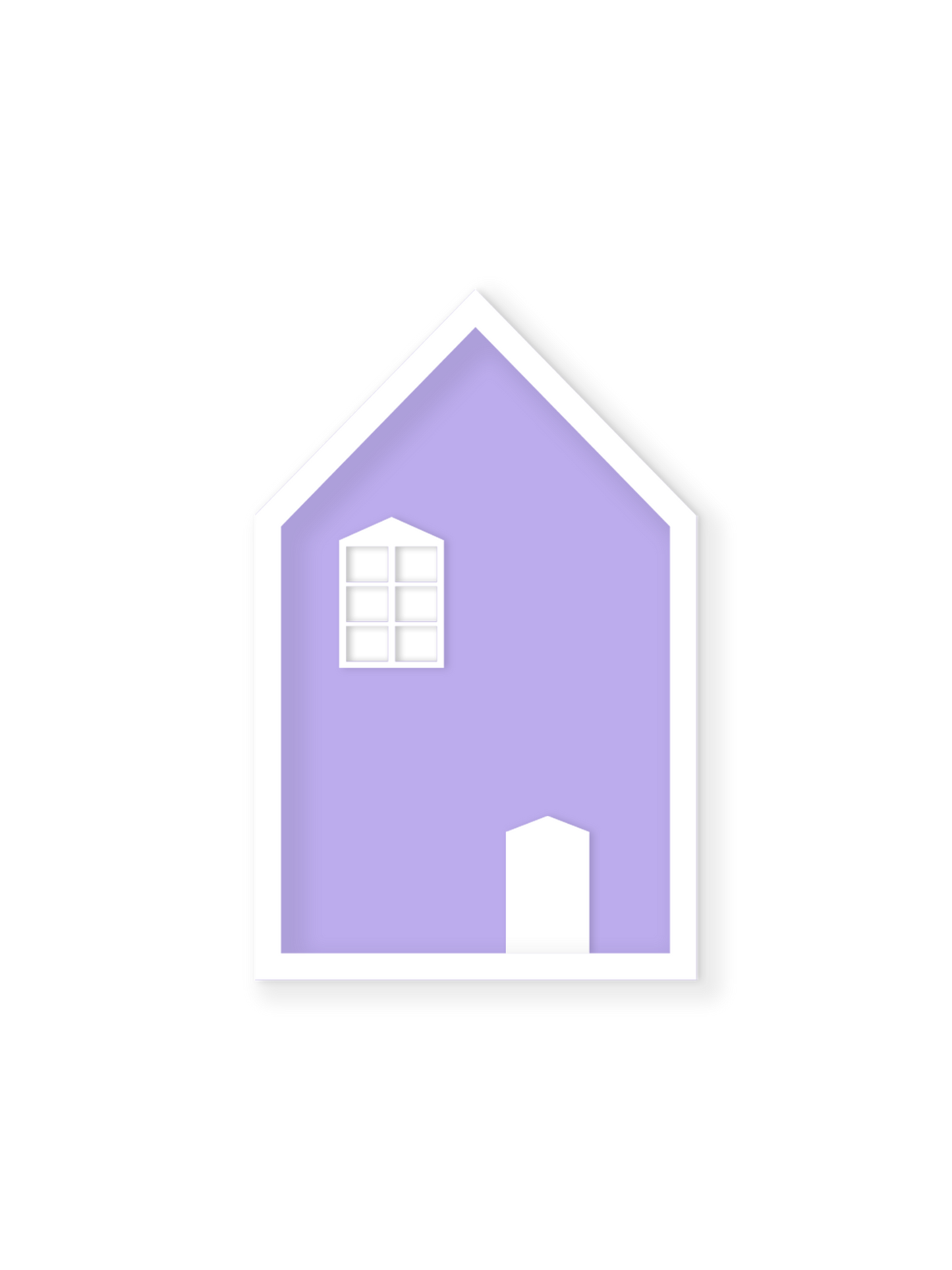 Haus-Wandregal – Kinderzimmerdeko