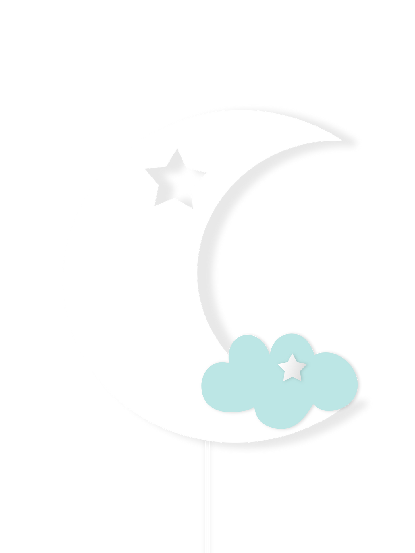 Crescent Moon Nursery Wall Lamp – Inverted – Dreamlight Collection