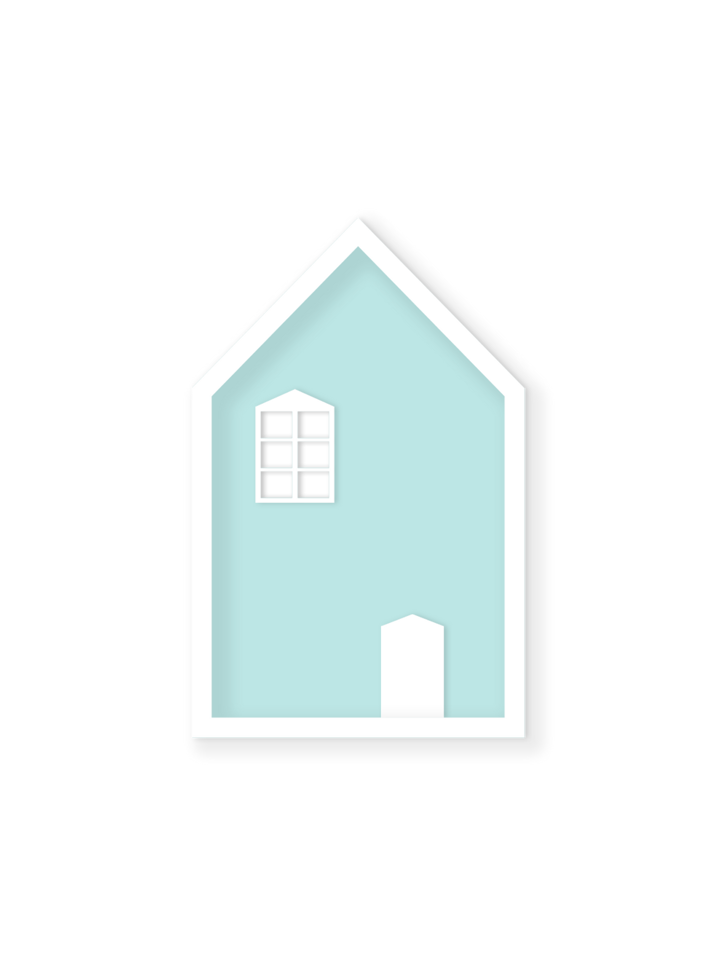 Haus-Wandregal – Kinderzimmerdeko