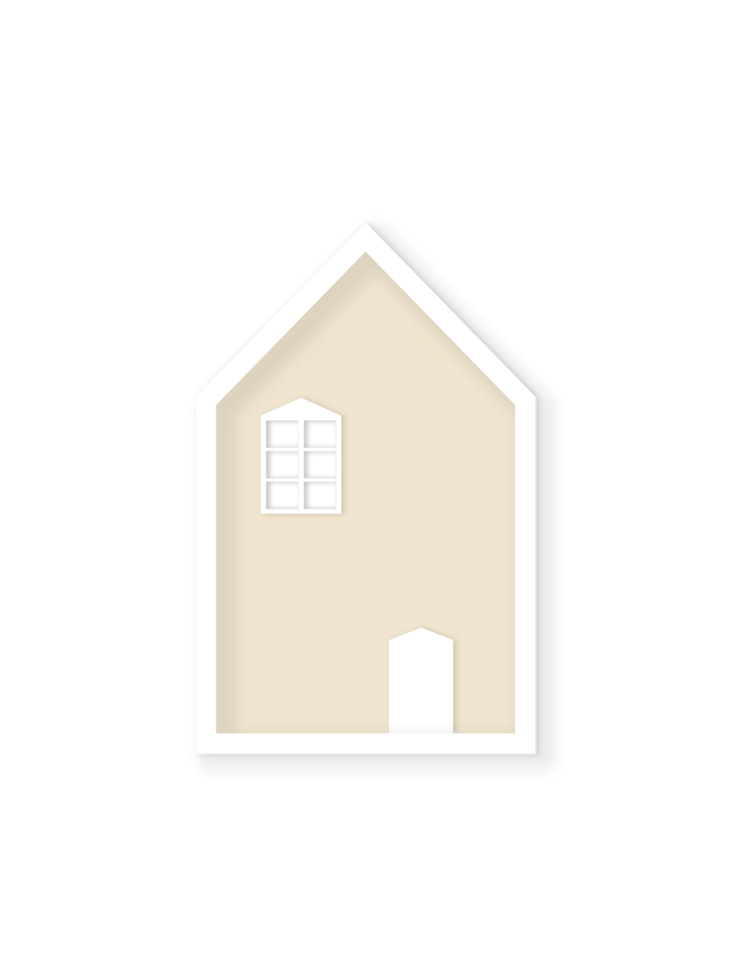 Haus-Wandregal – Kinderzimmerdeko