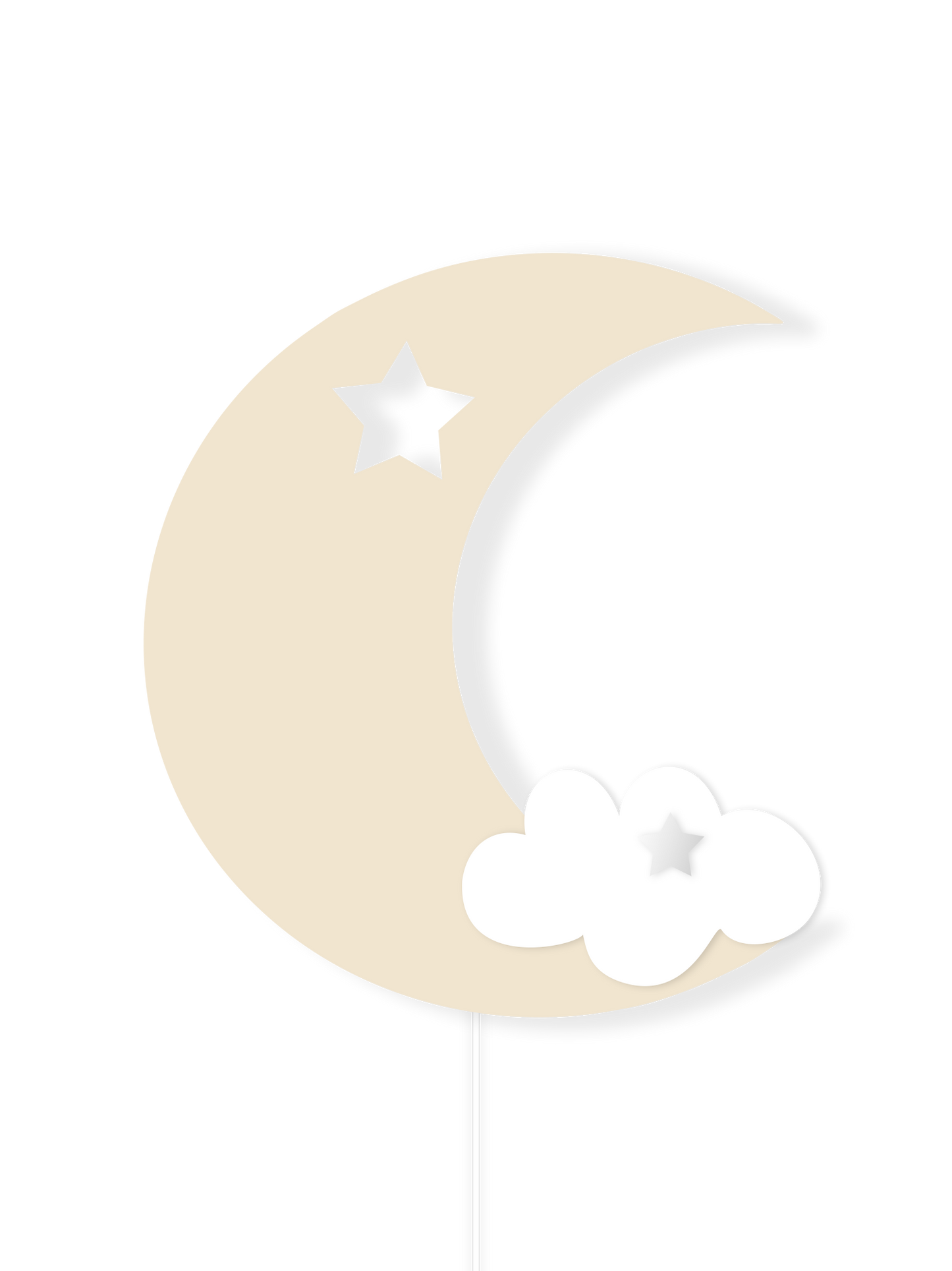 Crescent Moon Nursery Wall Lamp – Classic – Dreamlight Collection