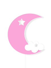 Wandlampe Halbmond für das Kinderzimmer – Klassik – Dreamlight Kollektion