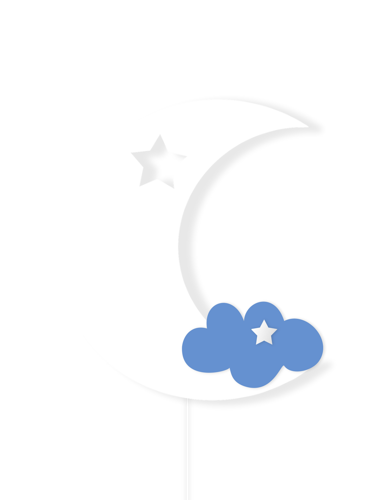 Crescent Moon Nursery Wall Lamp – Inverted – Dreamlight Collection