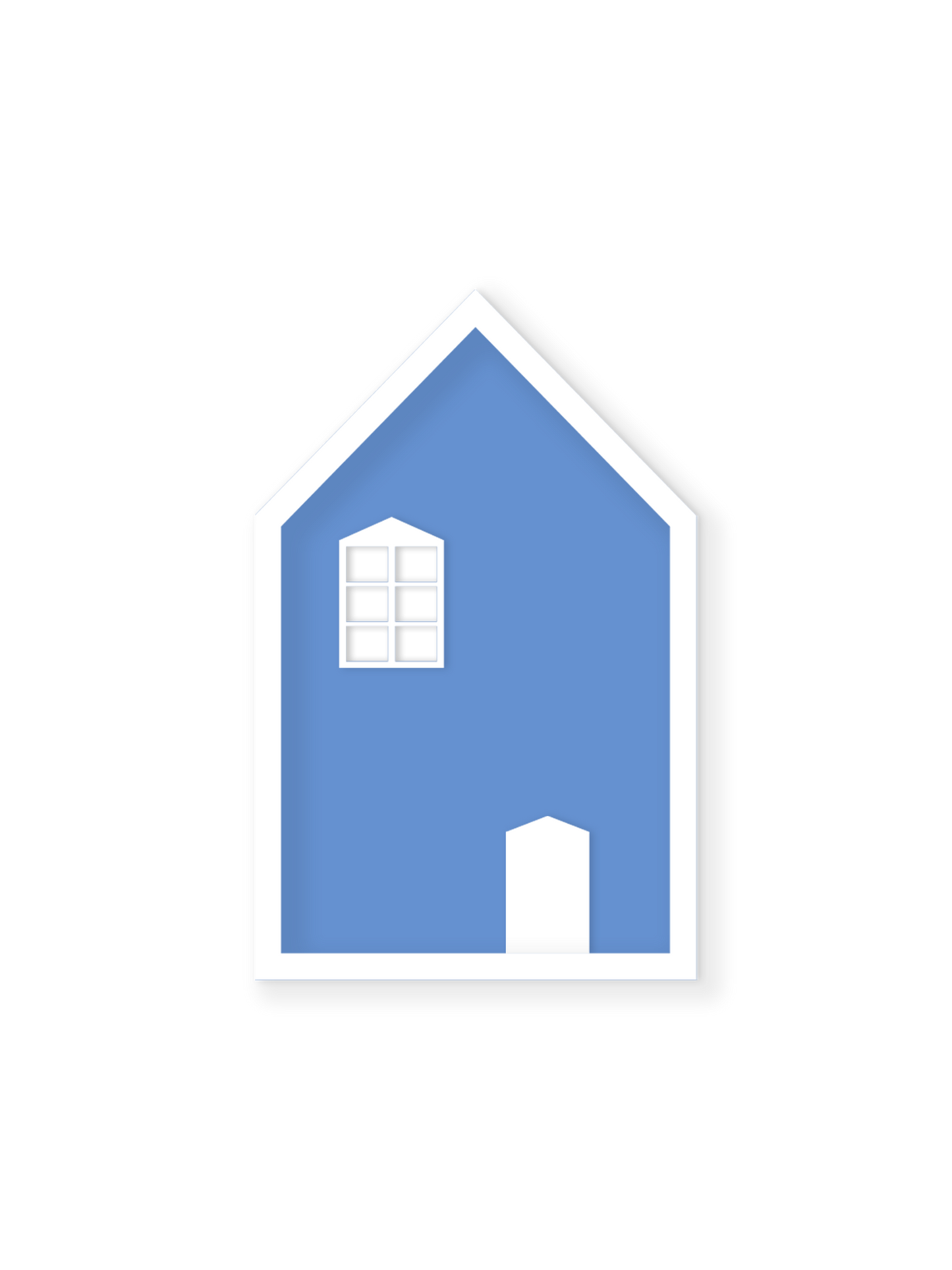 Haus-Wandregal – Kinderzimmerdeko