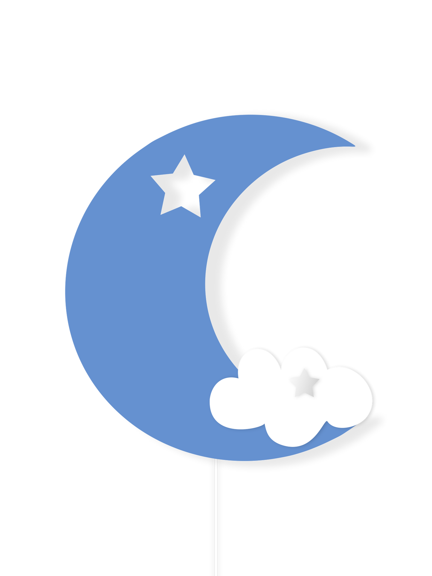 Crescent Moon Nursery Wall Lamp – Classic – Dreamlight Collection