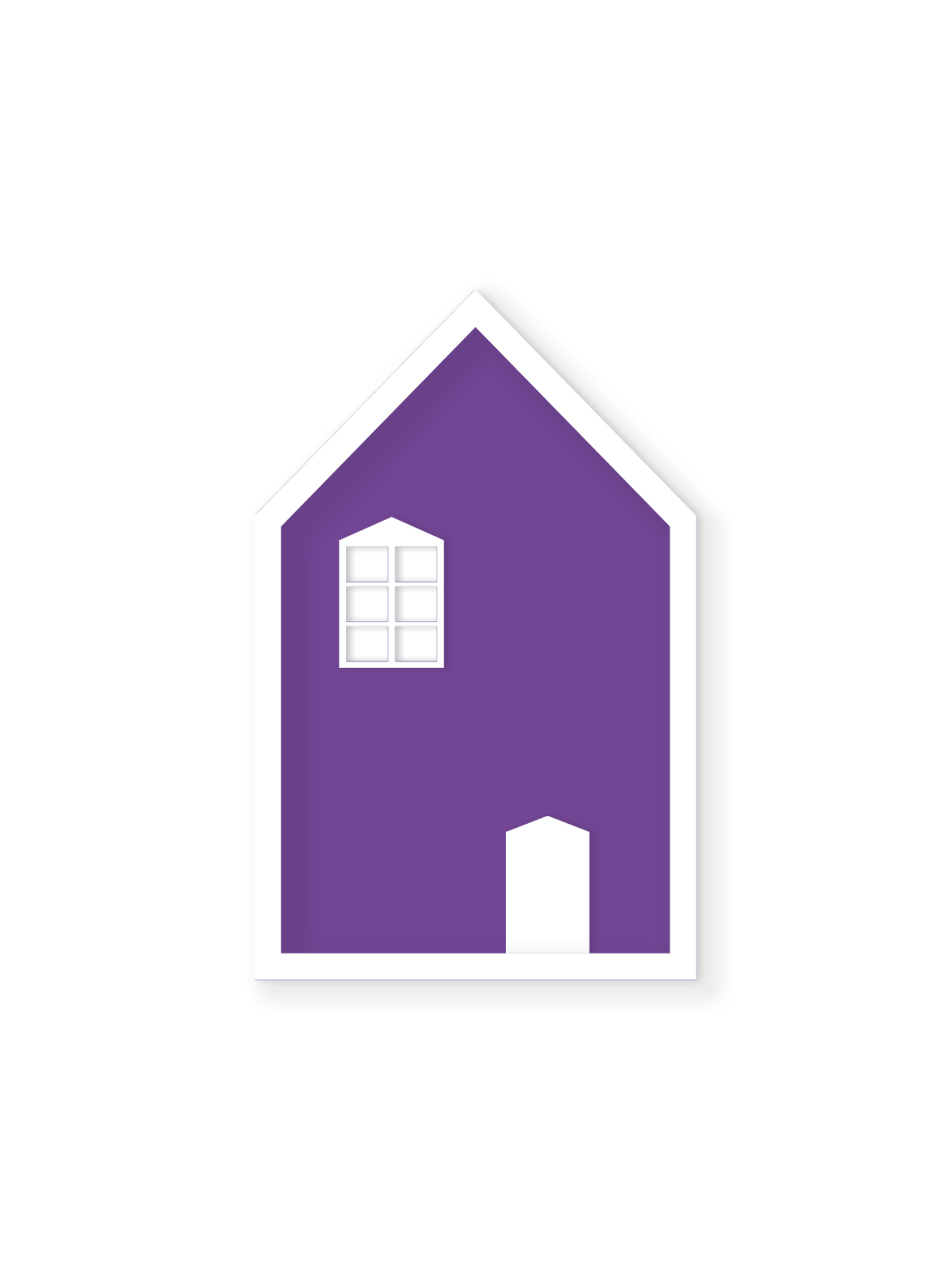 Haus-Wandregal – Kinderzimmerdeko