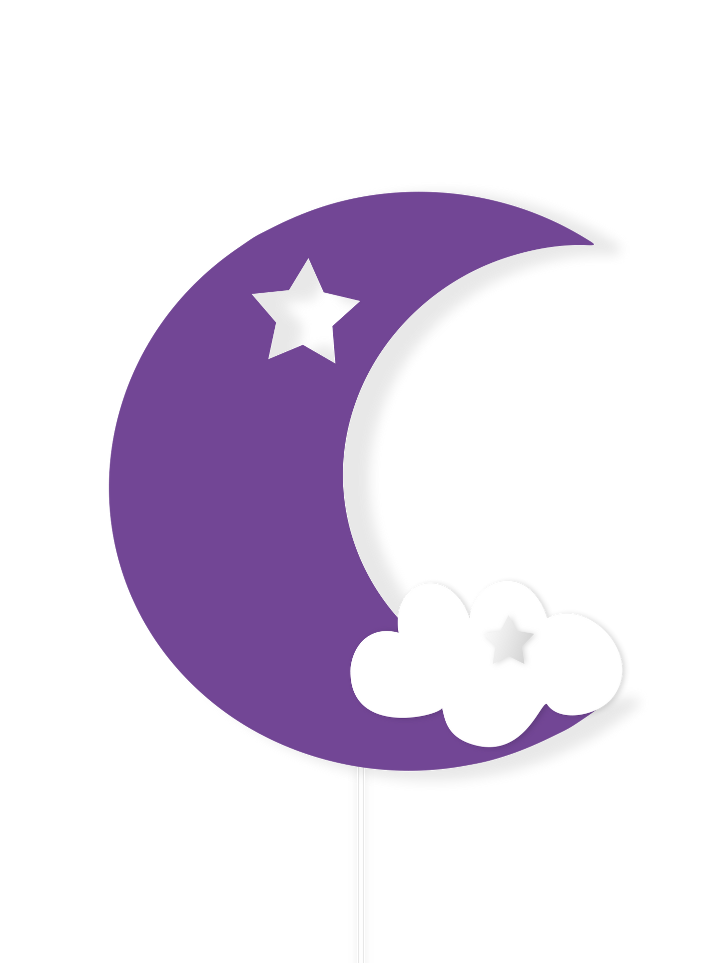 Crescent Moon Nursery Wall Lamp – Classic – Dreamlight Collection