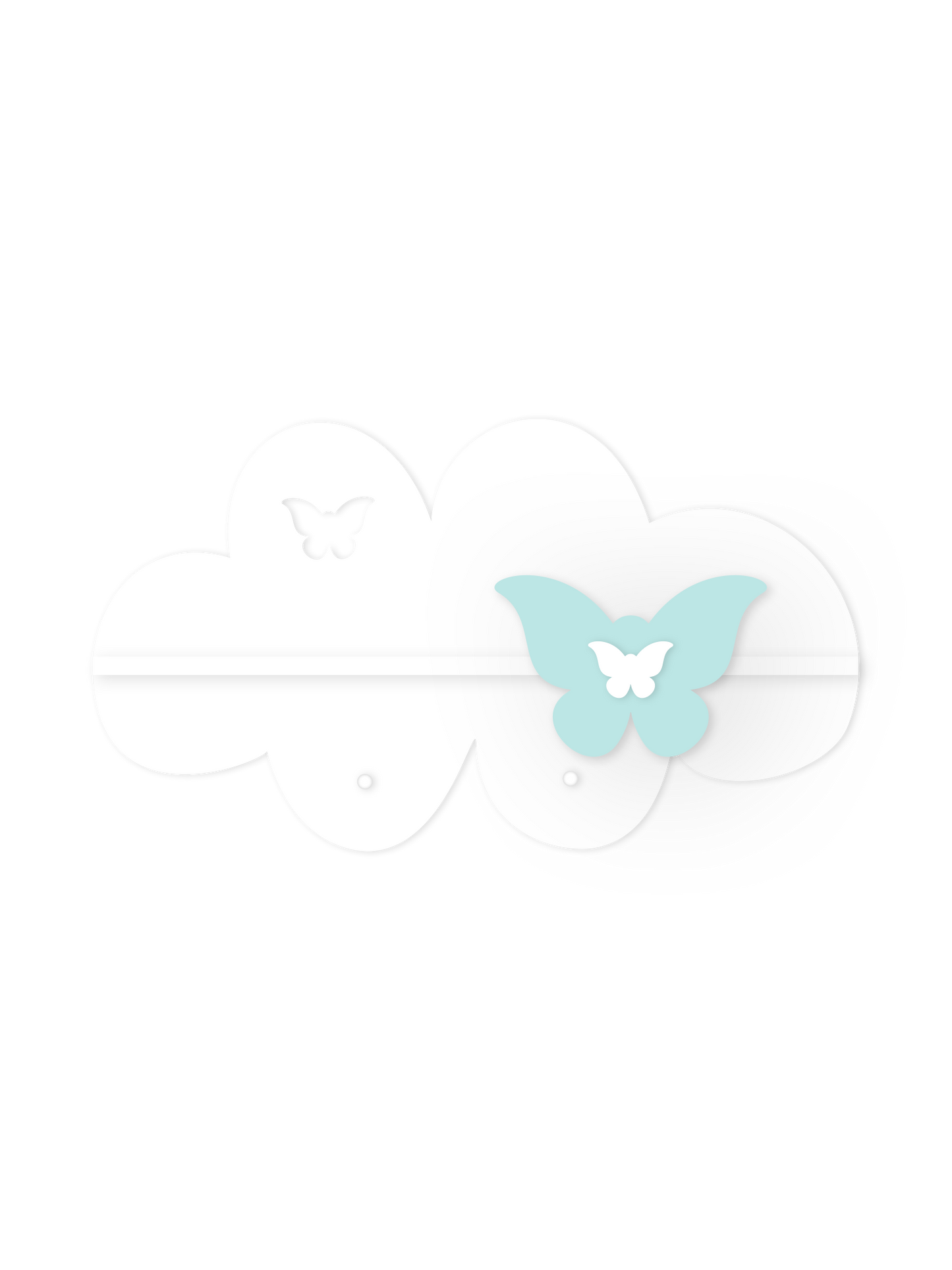 Soft Cloud Wall Shelf – Nursery Decor