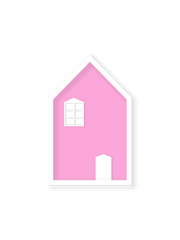 Haus-Wandregal – Kinderzimmerdeko