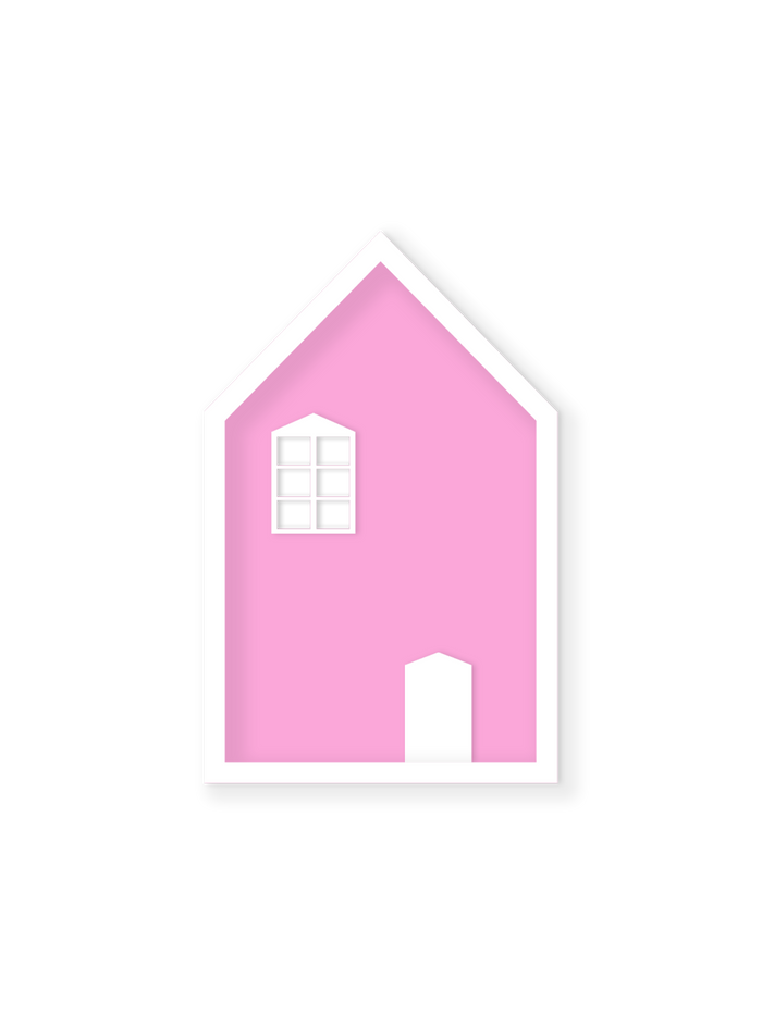 Haus-Wandregal – Kinderzimmerdeko