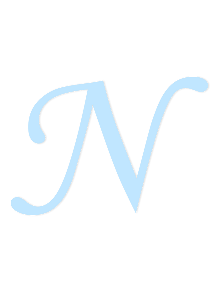 Wooden Letter N – Nursery Wall Letter