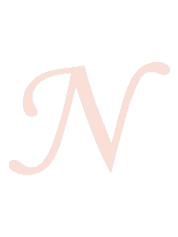 Wooden Letter N – Nursery Wall Letter