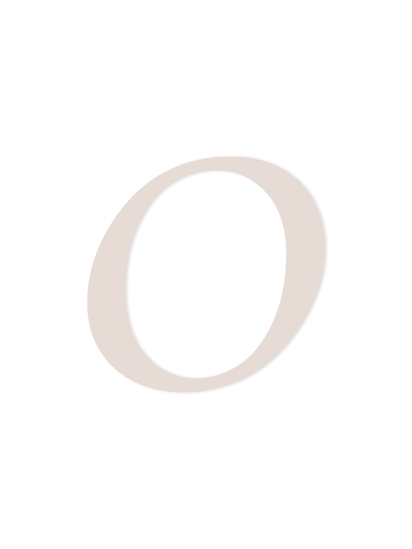 Wooden Letter O – Nursery Wall Letter