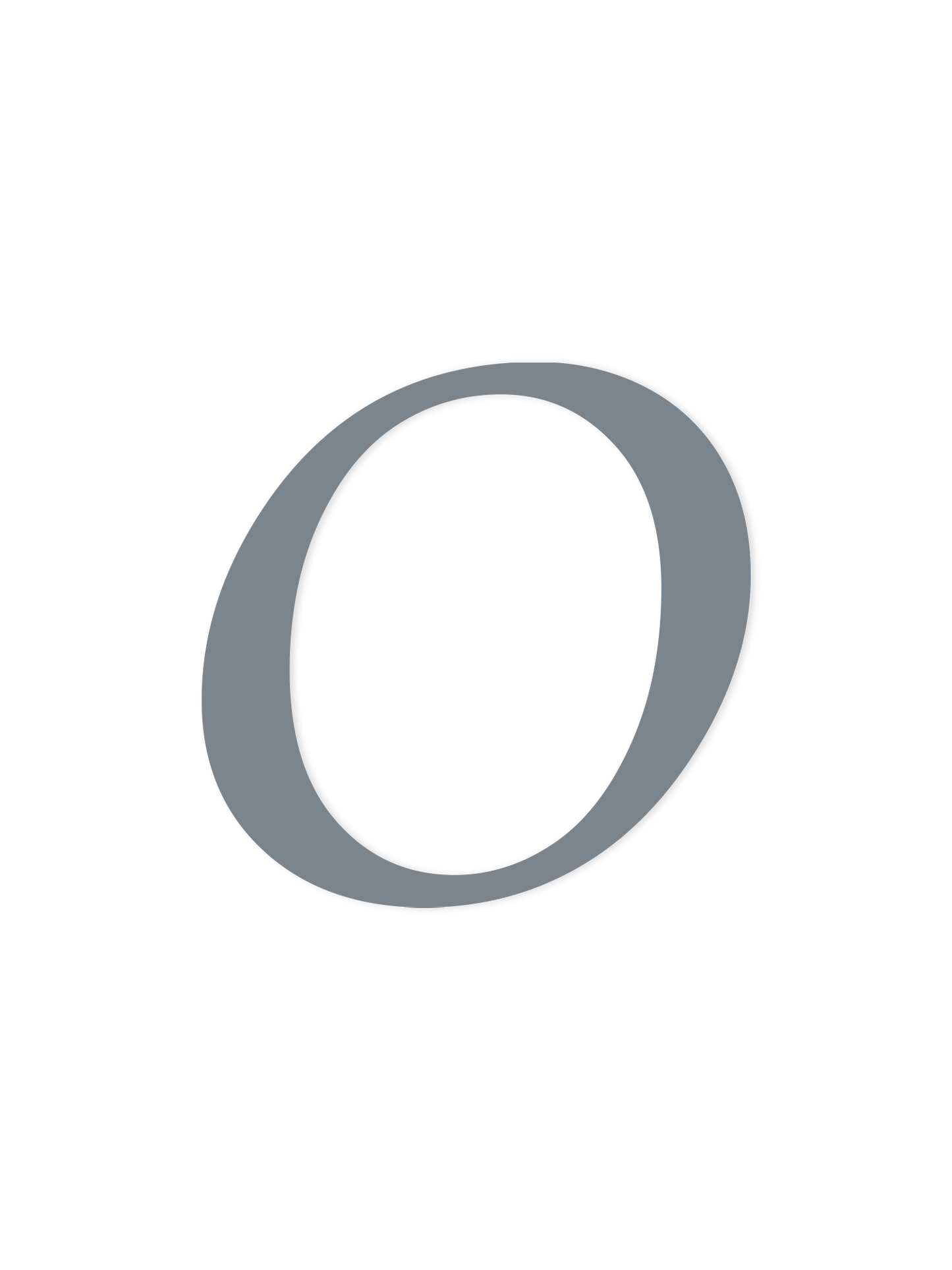 Wooden Letter O – Nursery Wall Letter