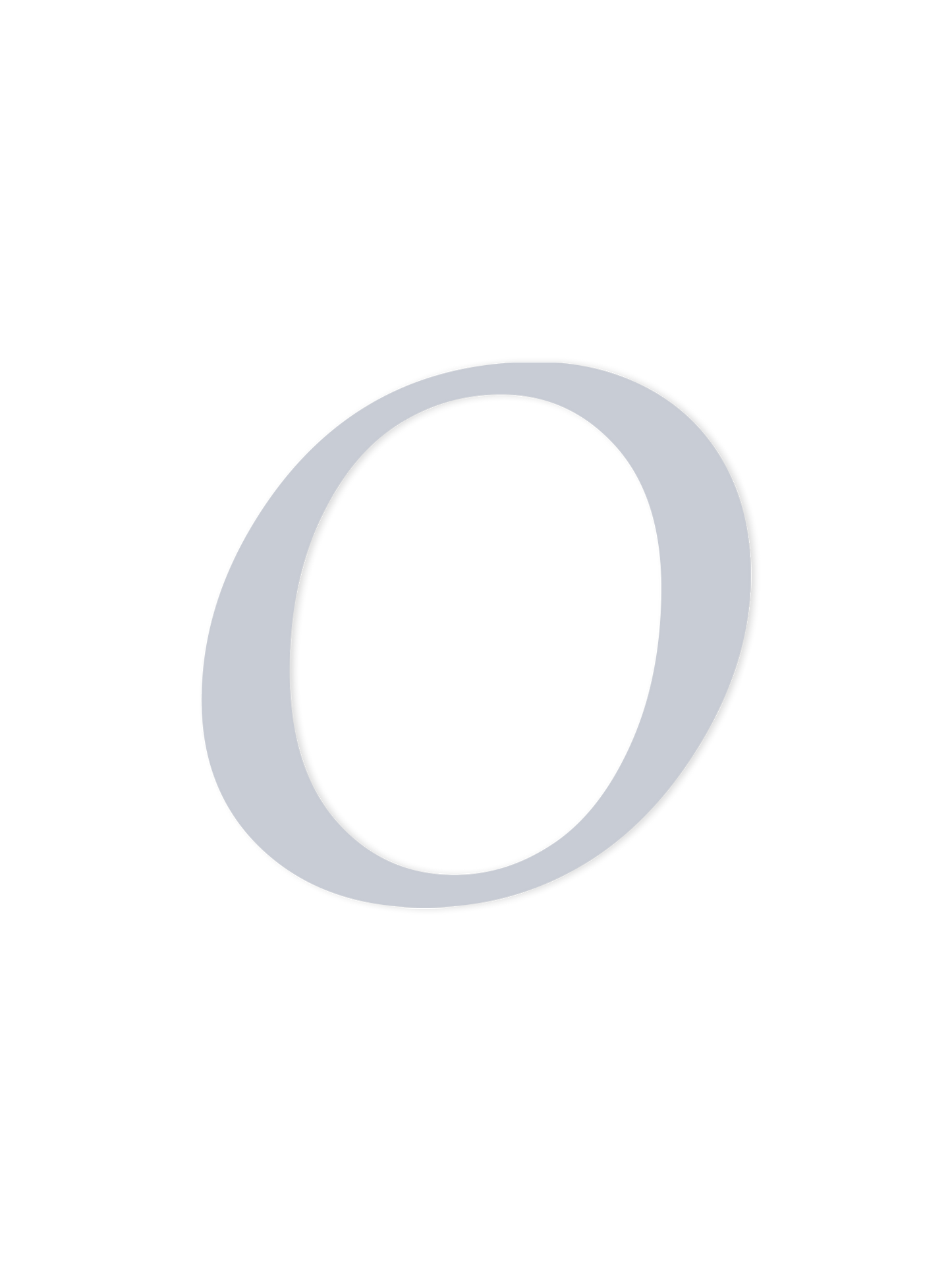 Wooden Letter O – Nursery Wall Letter