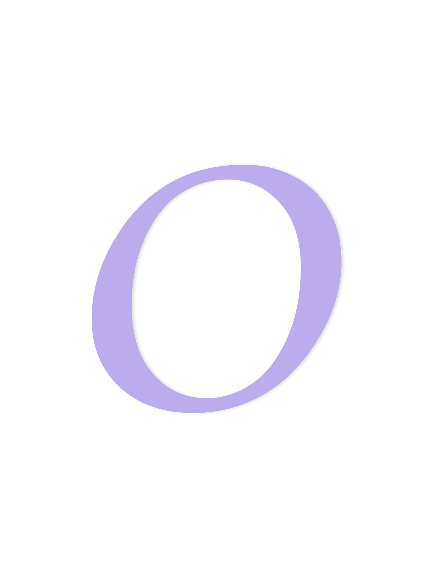 Wooden Letter O – Nursery Wall Letter