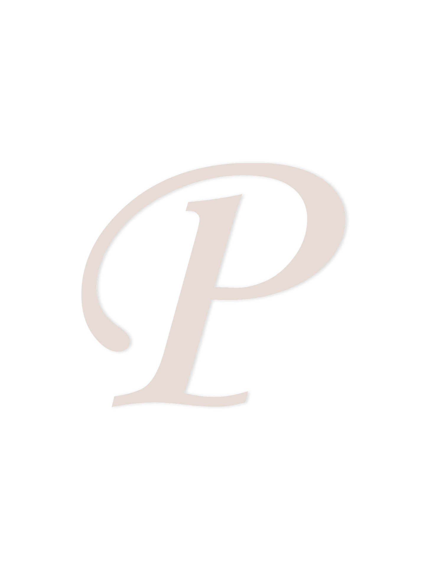 Wooden Letter P – Nursery Wall Letter
