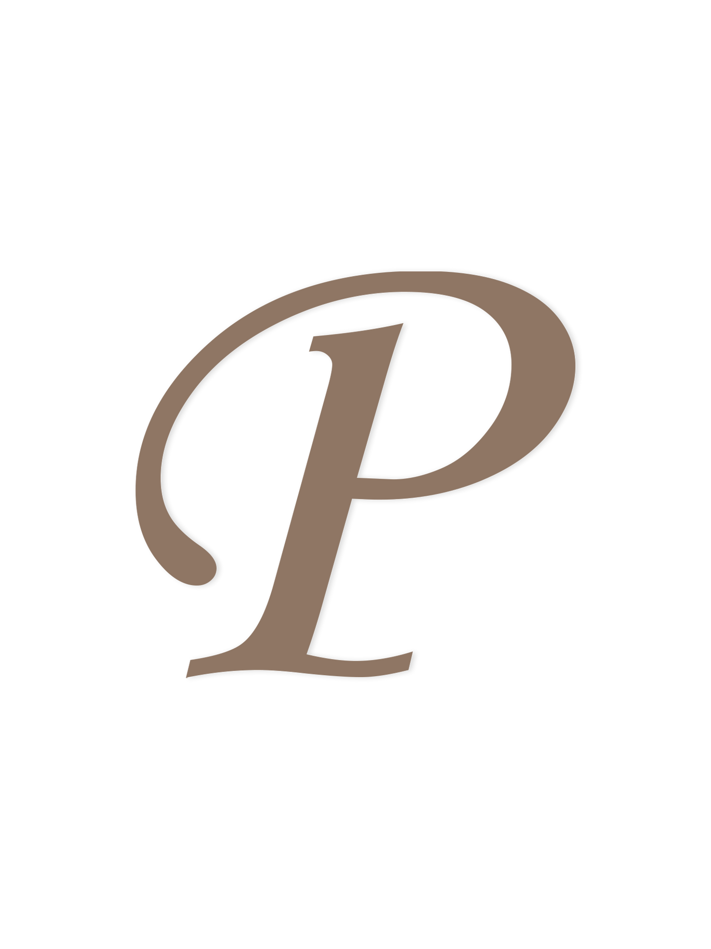 Wooden Letter P – Nursery Wall Letter