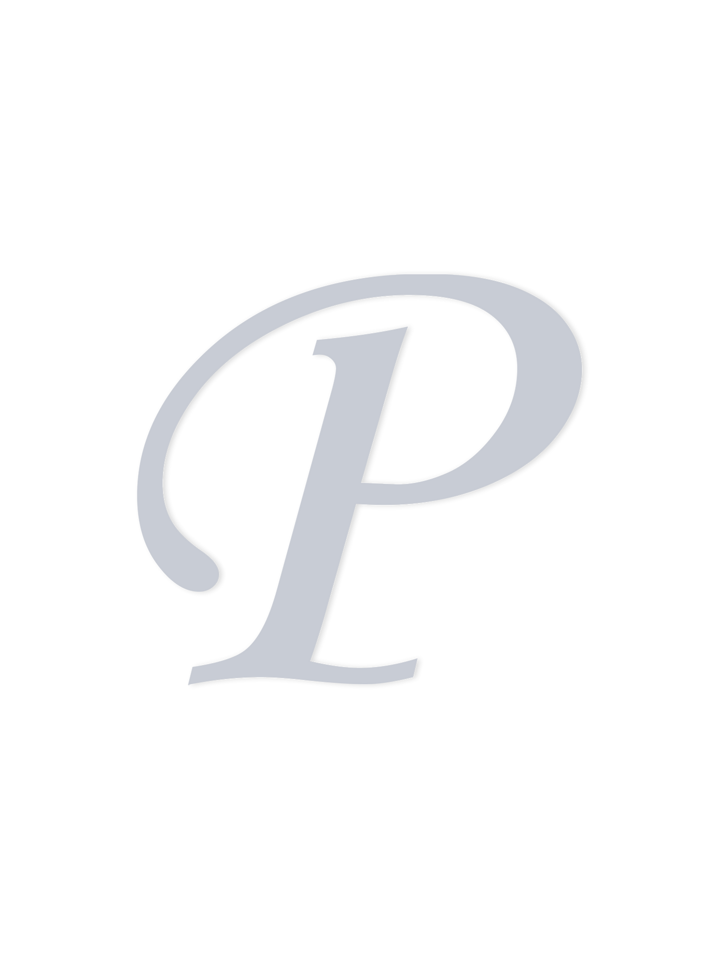 Wooden Letter P – Nursery Wall Letter