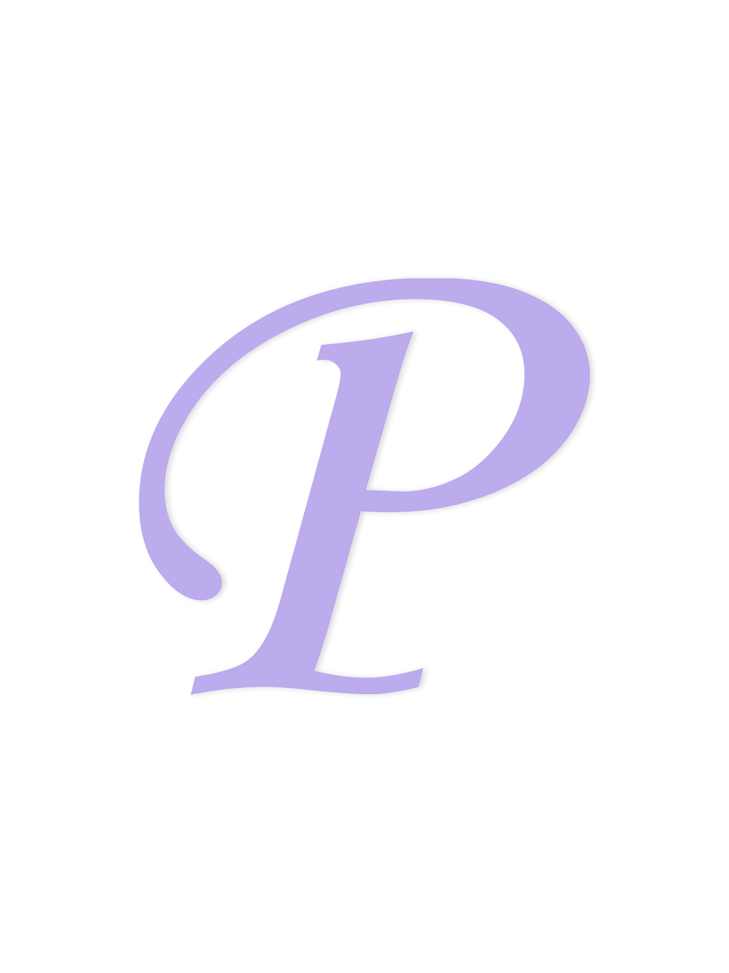 Wooden Letter P – Nursery Wall Letter