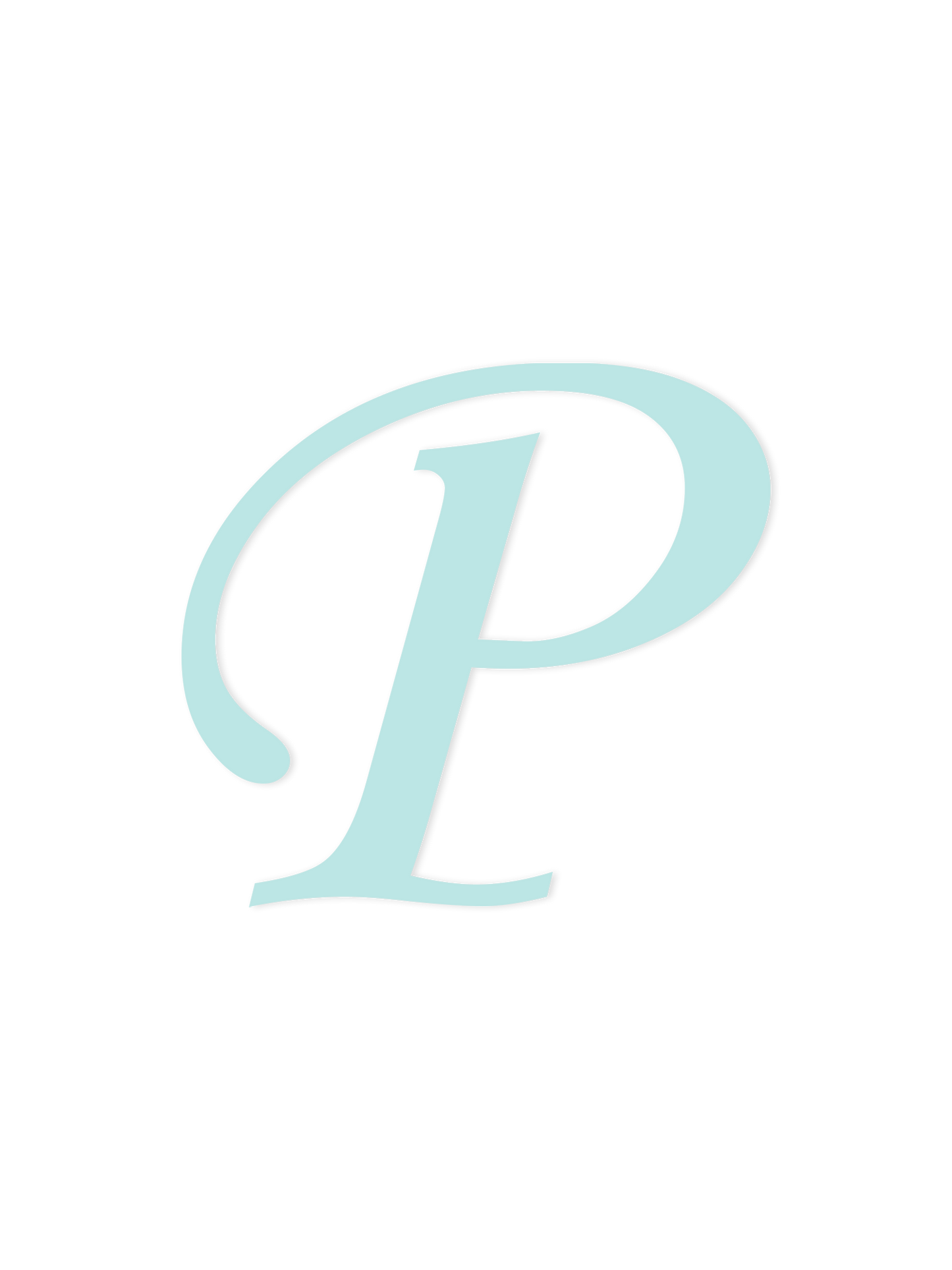 Wooden Letter P – Nursery Wall Letter