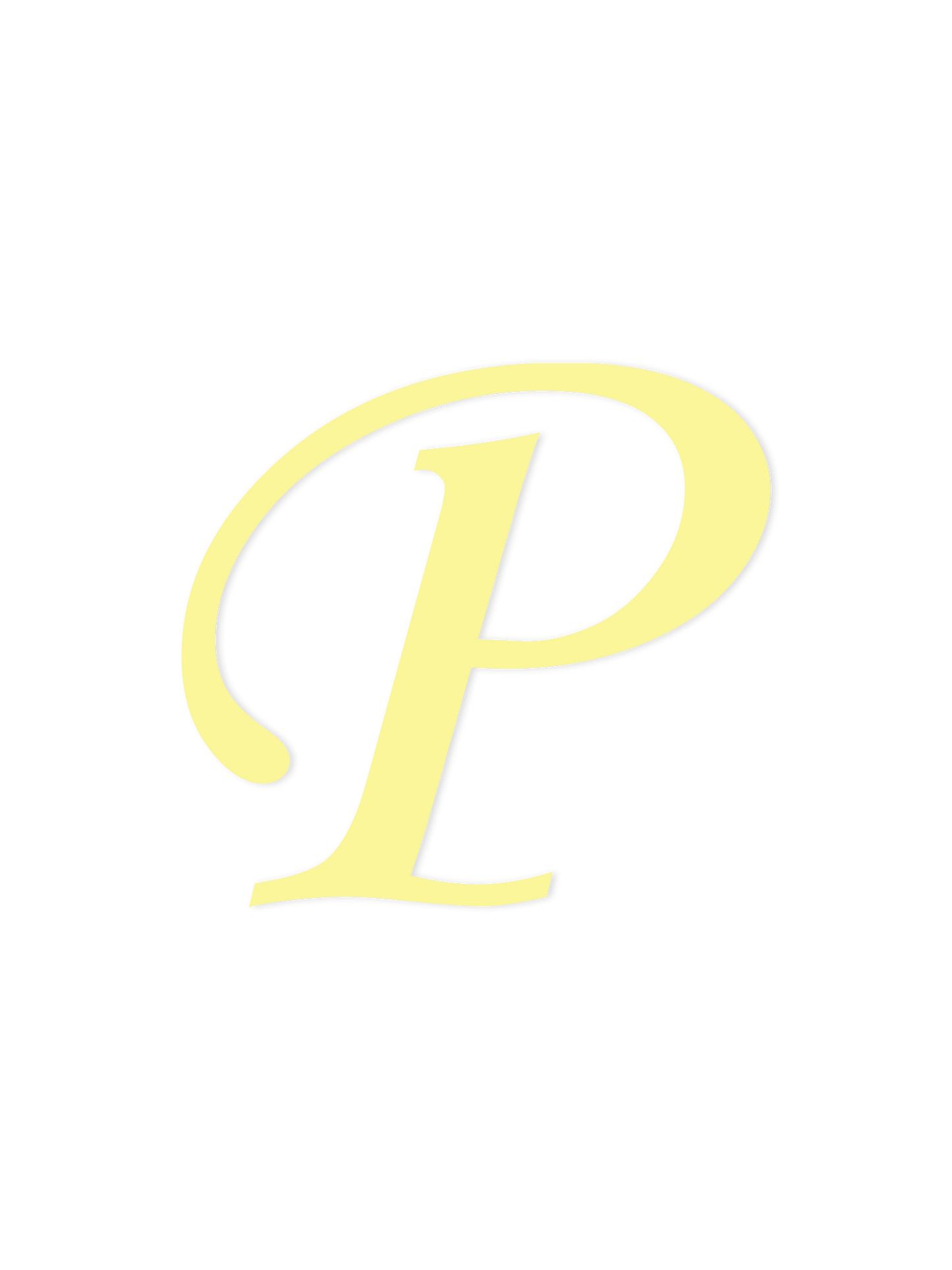 Wooden Letter P – Nursery Wall Letter