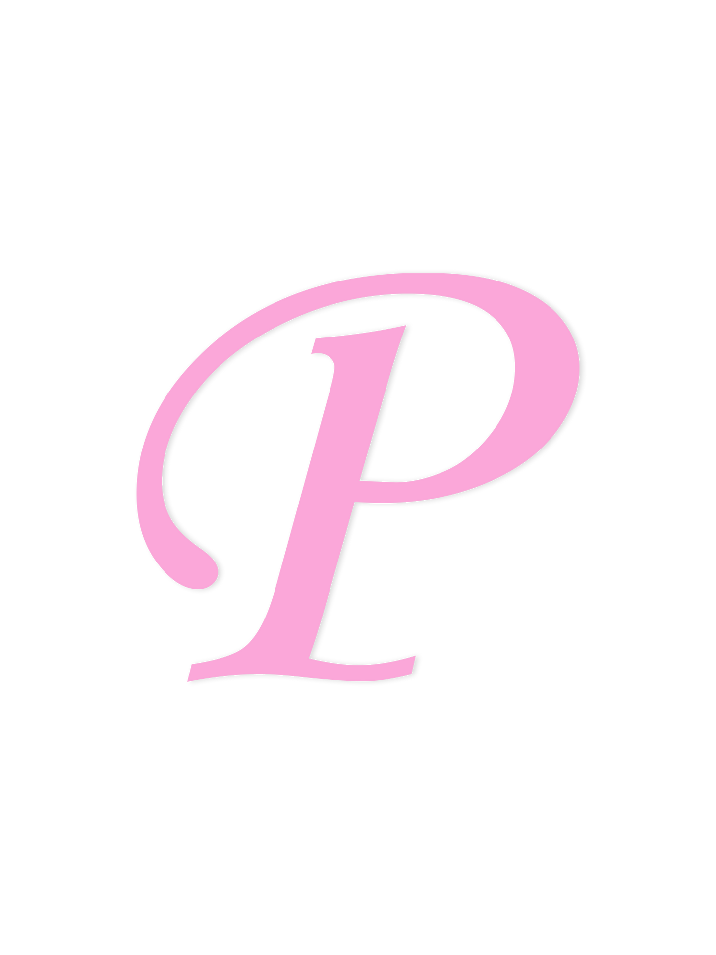 Wooden Letter P – Nursery Wall Letter