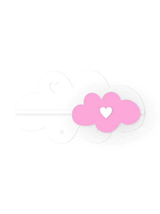 Soft Cloud Wall Shelf – Nursery Decor