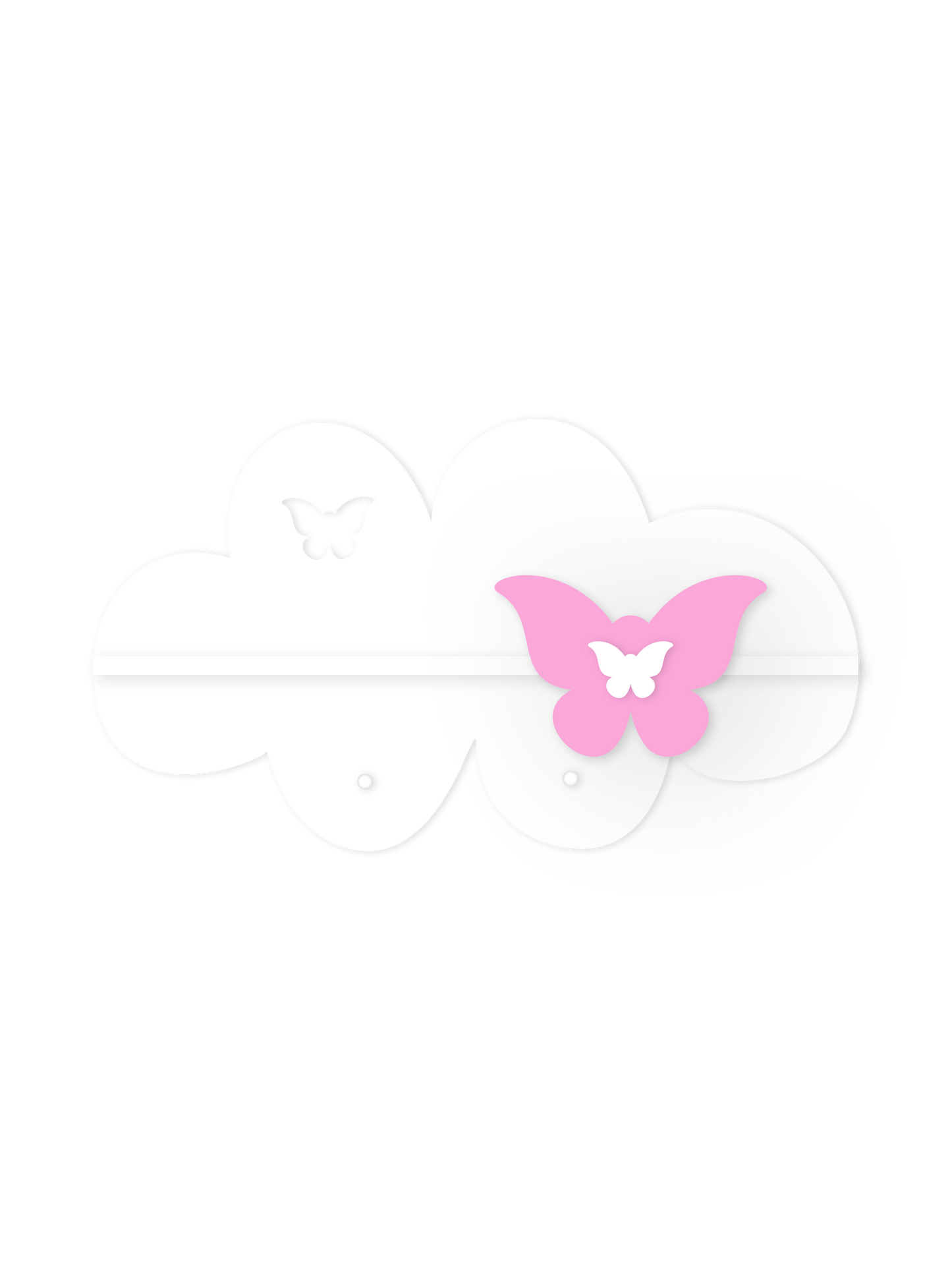 Soft Cloud Wall Shelf – Nursery Decor