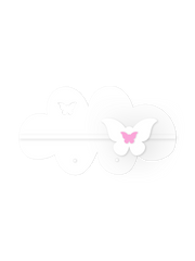 Mini-Wolkenwandregal – Kinderzimmerdeko