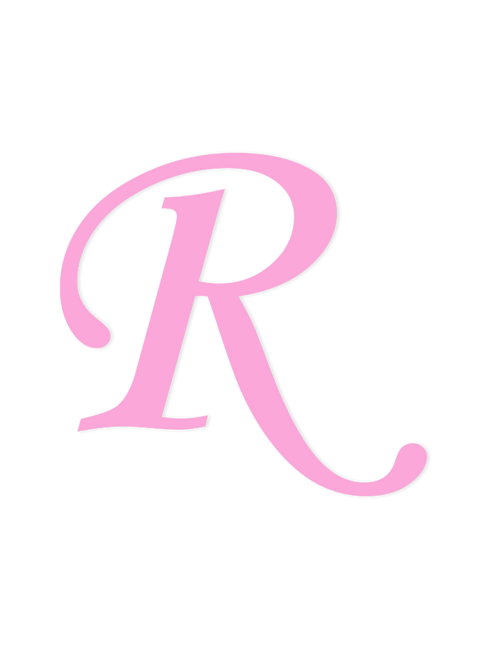 Wooden Letter R – Nursery Wall Letter