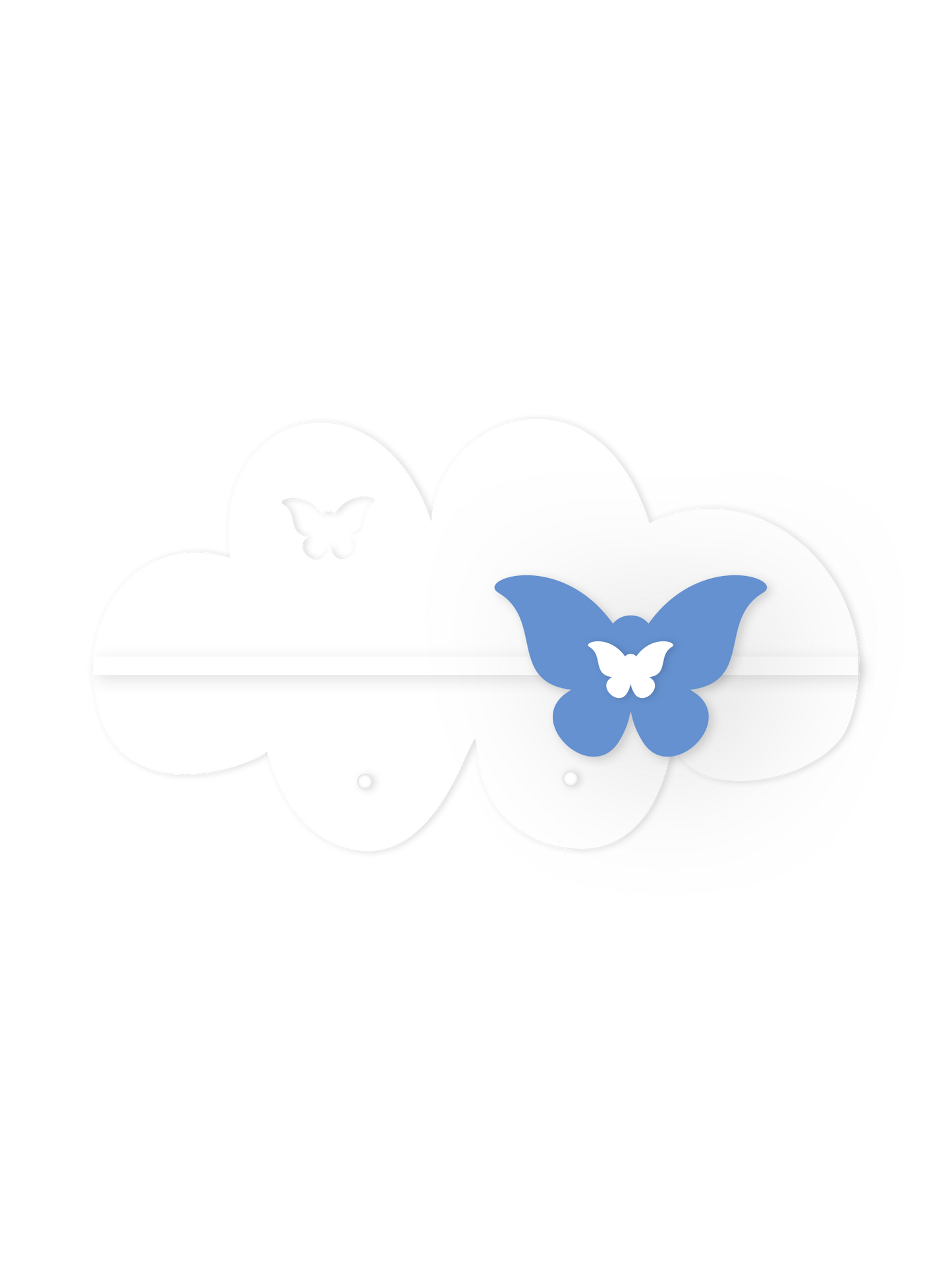 Soft Cloud Wall Shelf – Nursery Decor