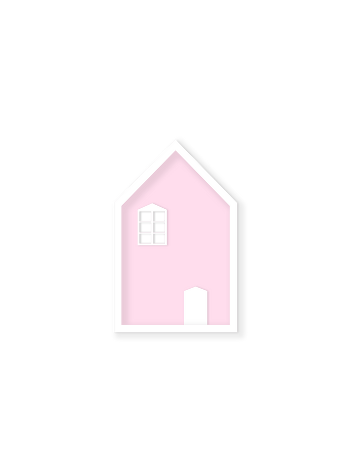 Haus-Wandregal – Kinderzimmerdeko