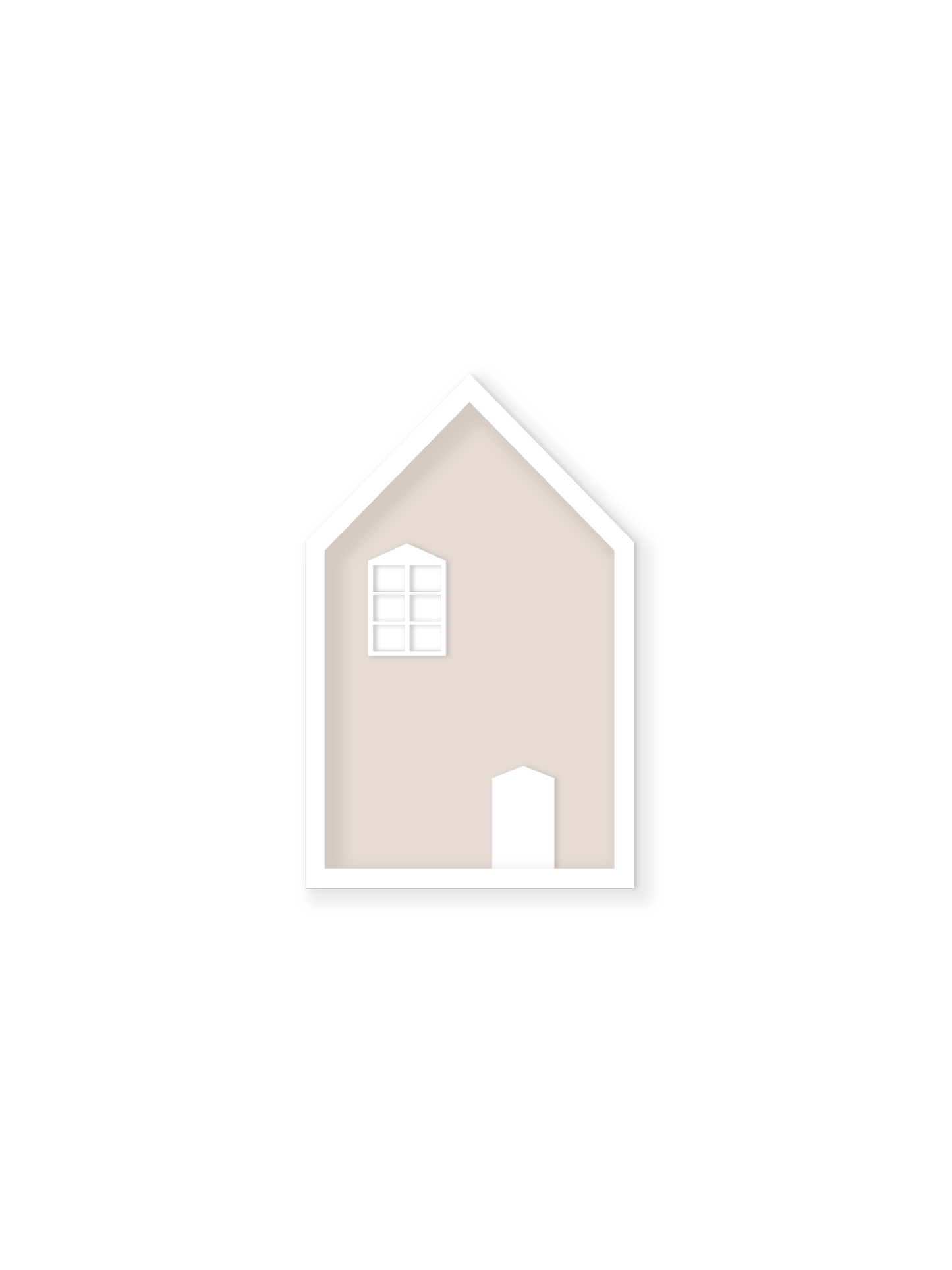 Haus-Wandregal – Kinderzimmerdeko