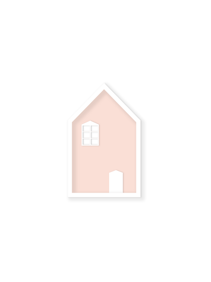 Haus-Wandregal – Kinderzimmerdeko
