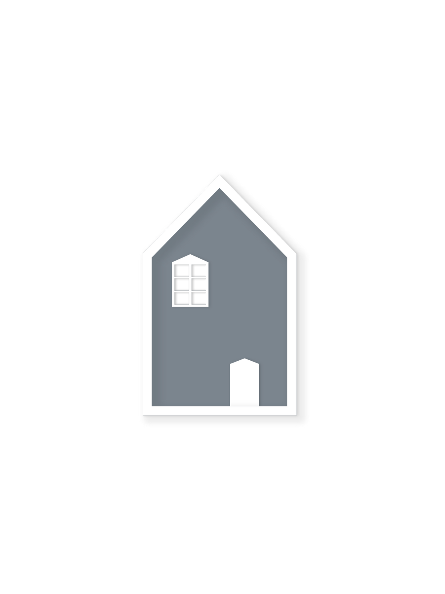 Haus-Wandregal – Kinderzimmerdeko