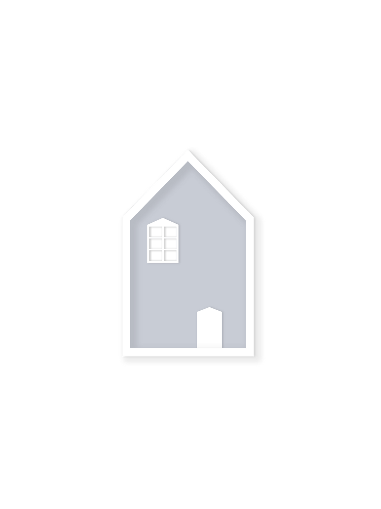 Haus-Wandregal – Kinderzimmerdeko